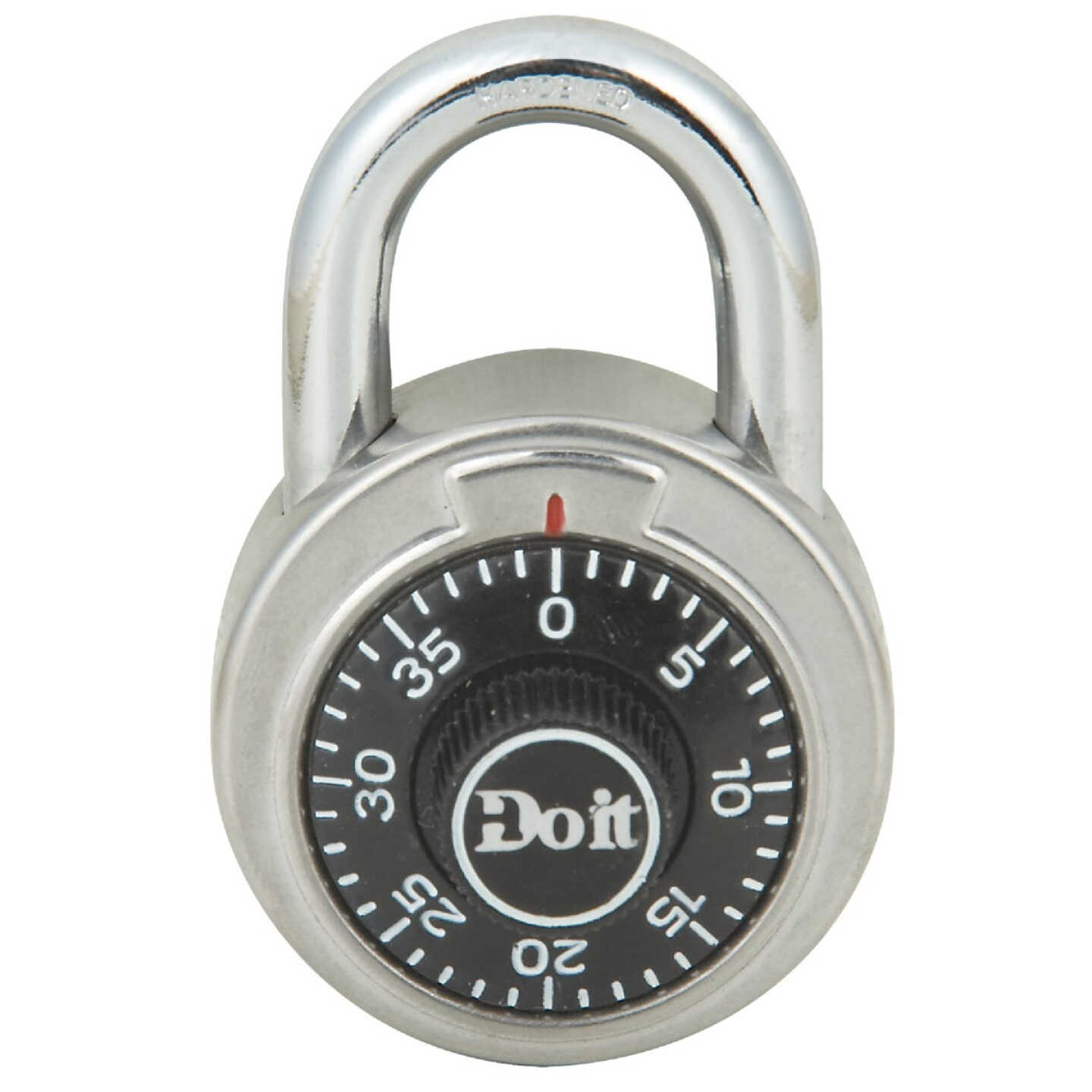 Do it 2 In. Stainless Steel Black Combination Lock Padlock Image 1