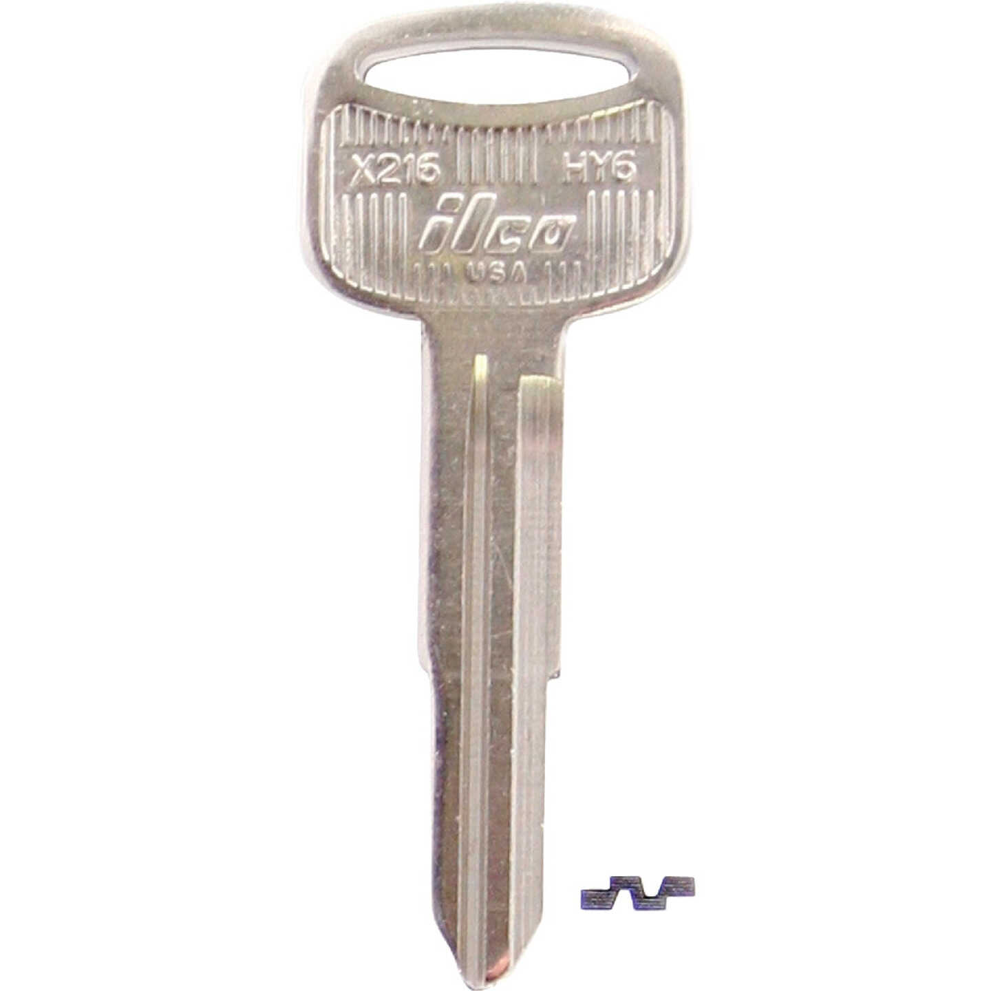 ILCO Hyundai Nickel Plated Automotive Key, HY6 / X216 (10-Pack) Image 1