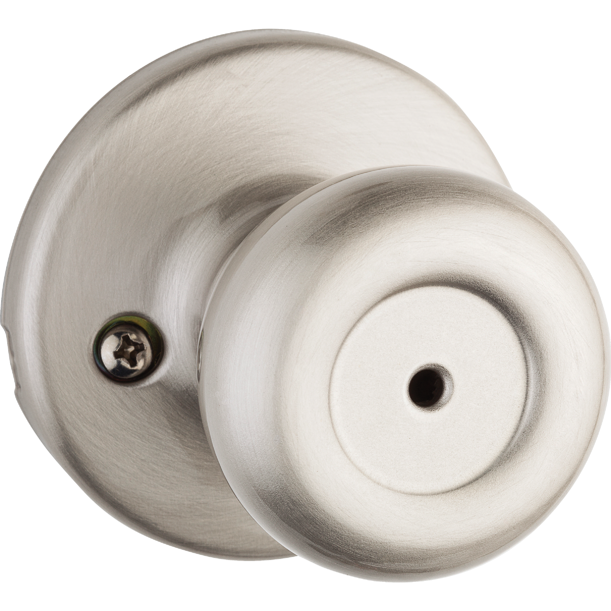 Kwikset Tylo Satin Nickel Bed & Bath Door Knob Image 1