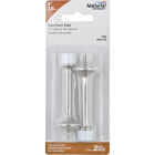 National Hardware 3 In. Satin Nickel Rigid Door Stop (2-Count) Image 2