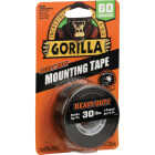 Gorilla 1 In. x 60 In. Black Heavy Duty Double-Sided Mounting Tape (30 Lb. Capacity) Image 1