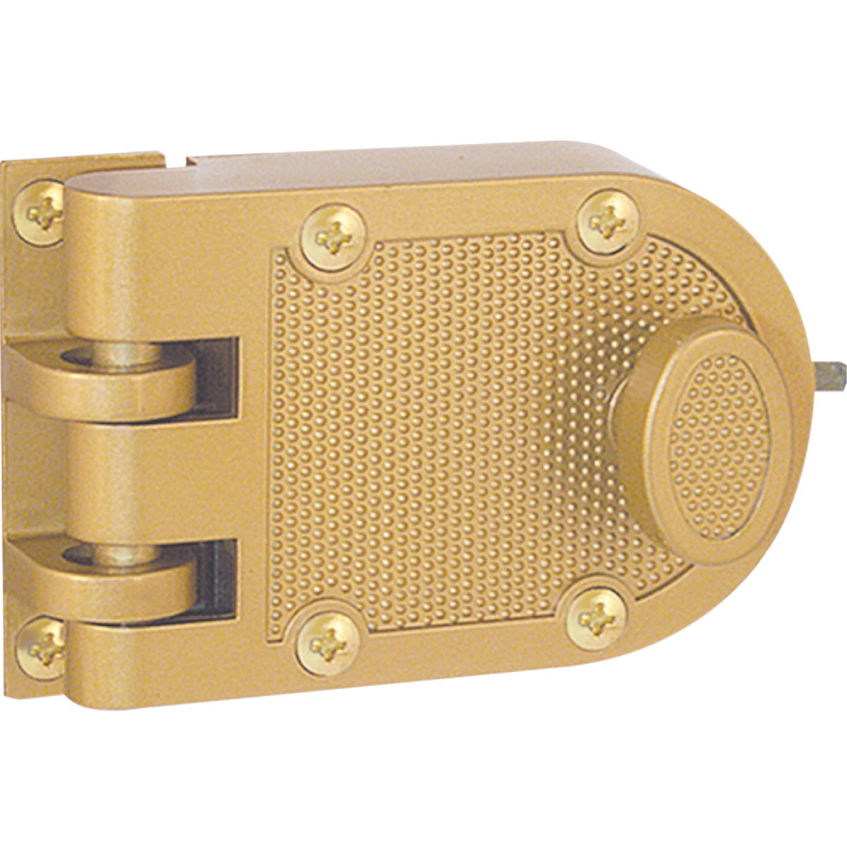 Defender Security Brass Single Cylinder Single Rim Deadlock, Jimmy-Resistant Image 3