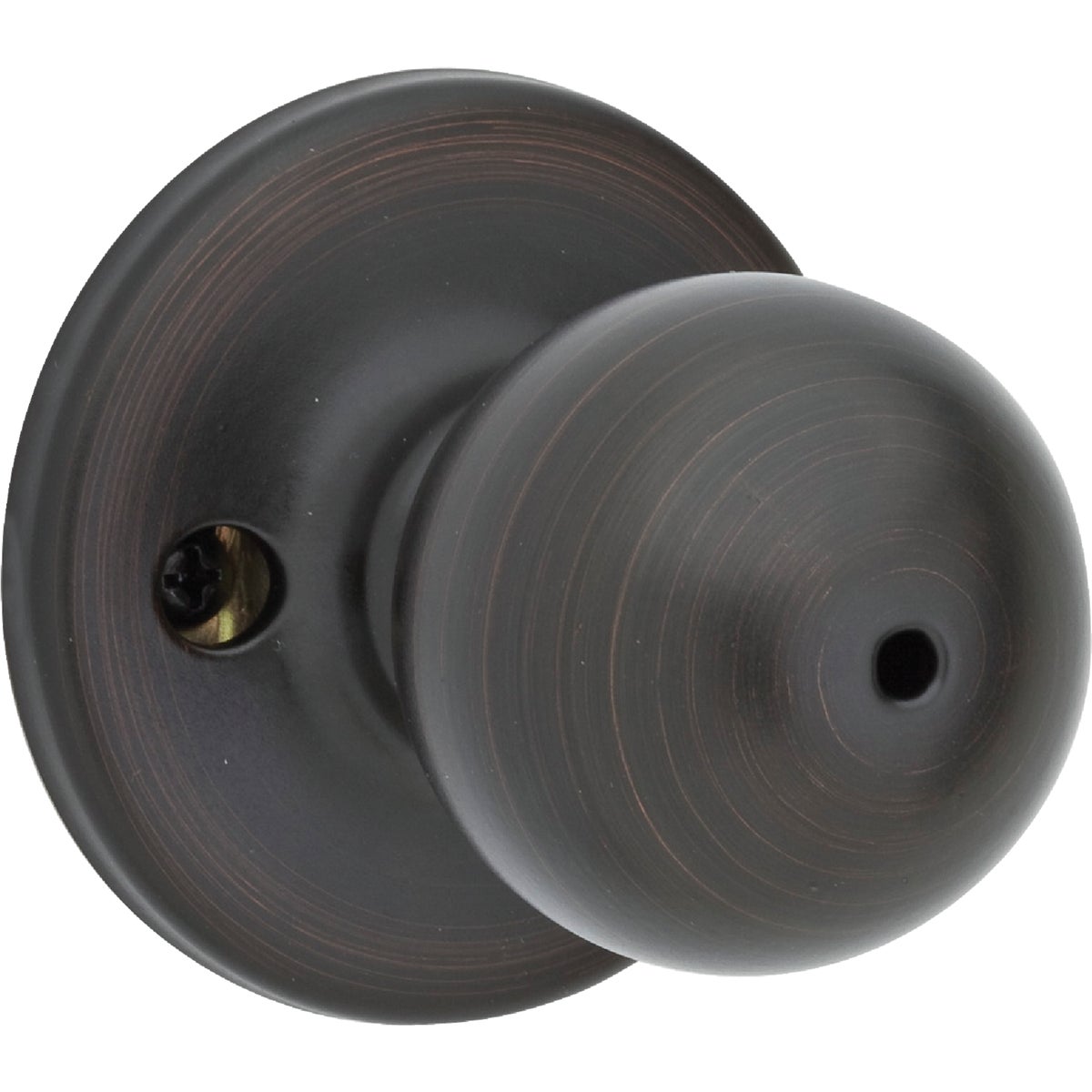 Kwikset Polo Venetian Bronze Bed & Bath Door Knob Image 1