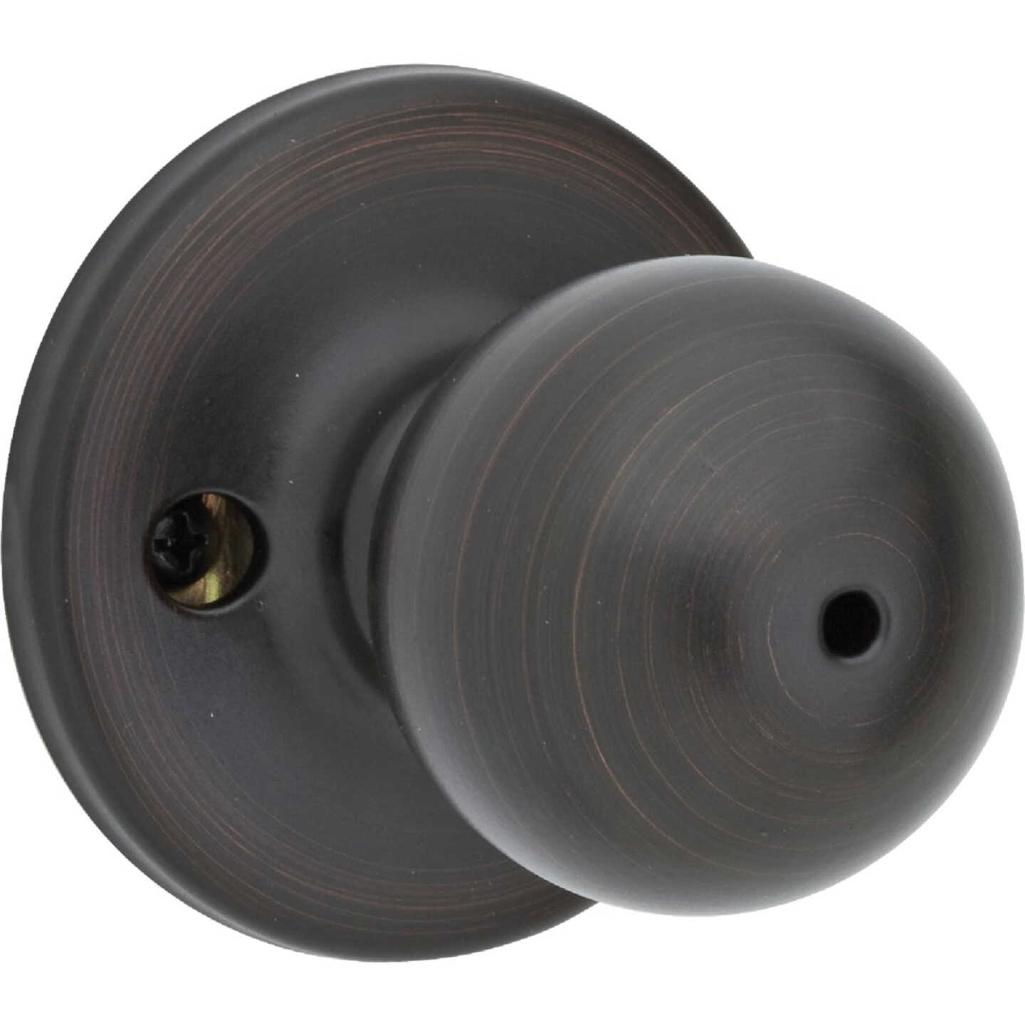 Kwikset Polo Venetian Bronze Bed & Bath Door Knob Image 1