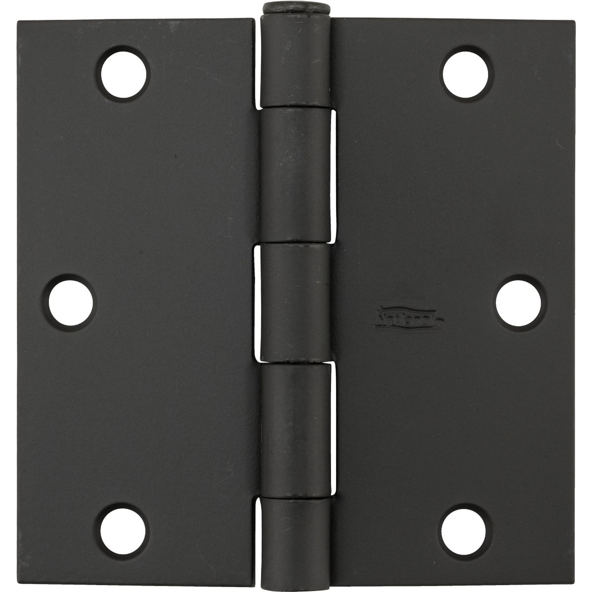 National Hardware 3-1/2 In. Square Oil Rubbed Bronze Door Hinge Image 2
