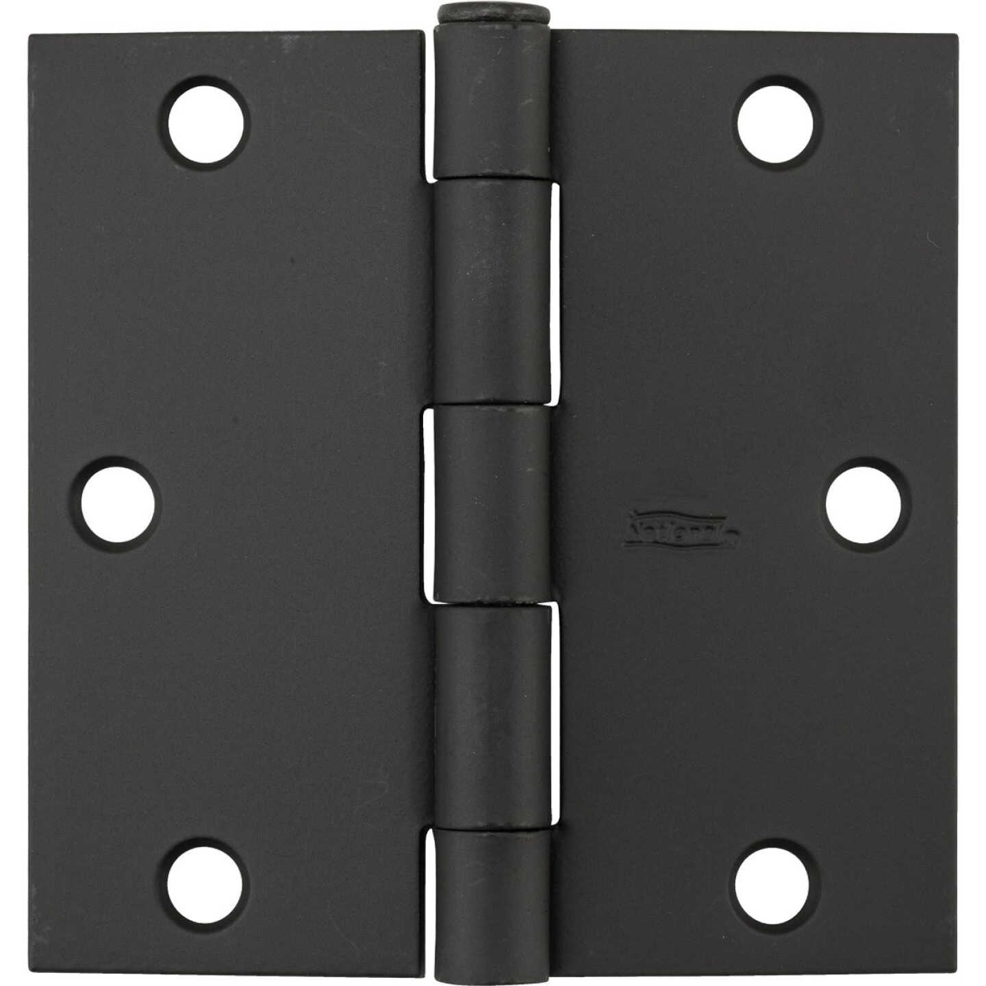 National Hardware 3-1/2 In. Square Oil Rubbed Bronze Door Hinge Image 2