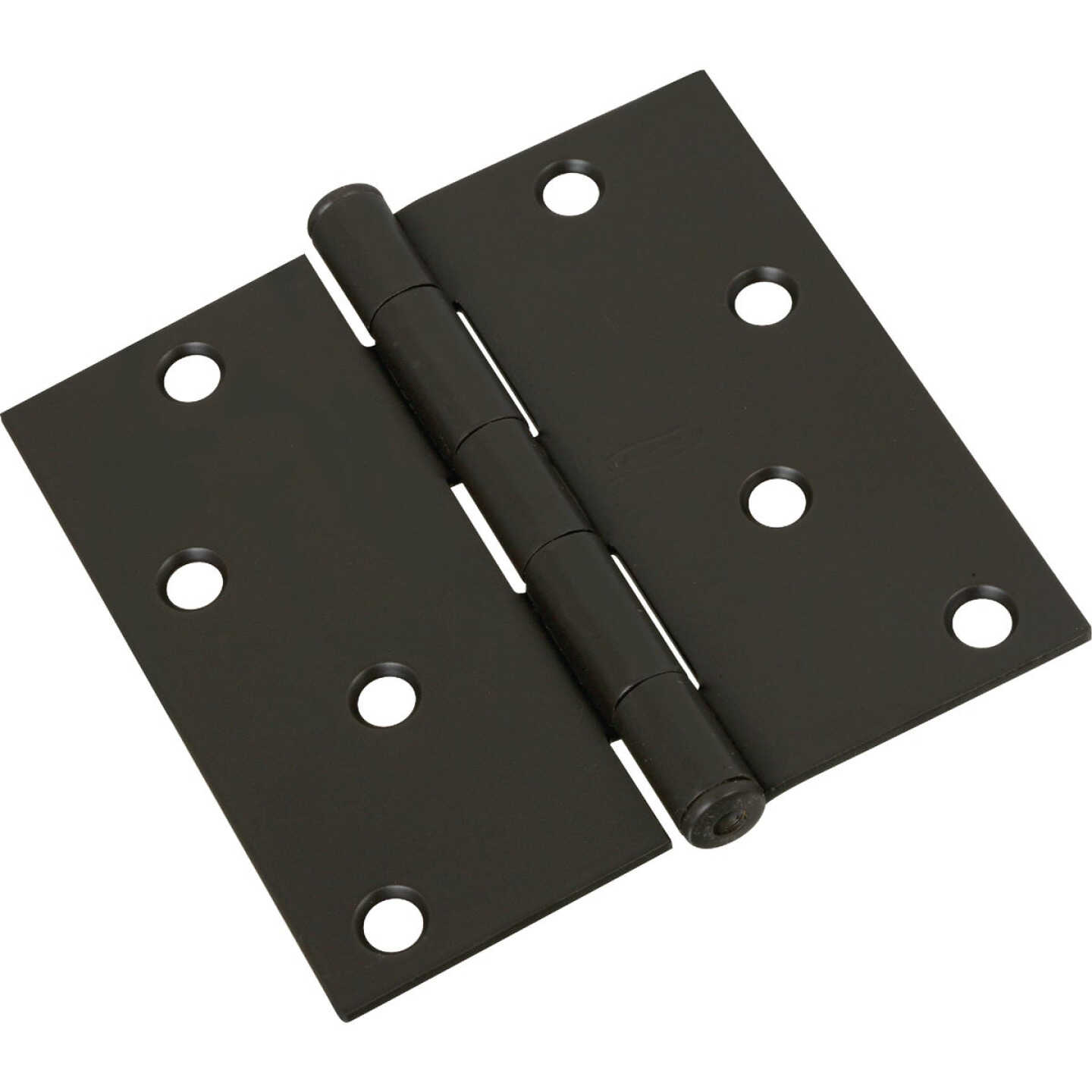 National Hardware 4 In. Square Oil Rubbed Bronze Door Hinge Image 1