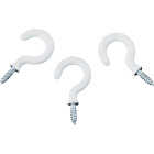 National Hardware 1 In. White Vinyl Cup Hook (30 Count) Image 3