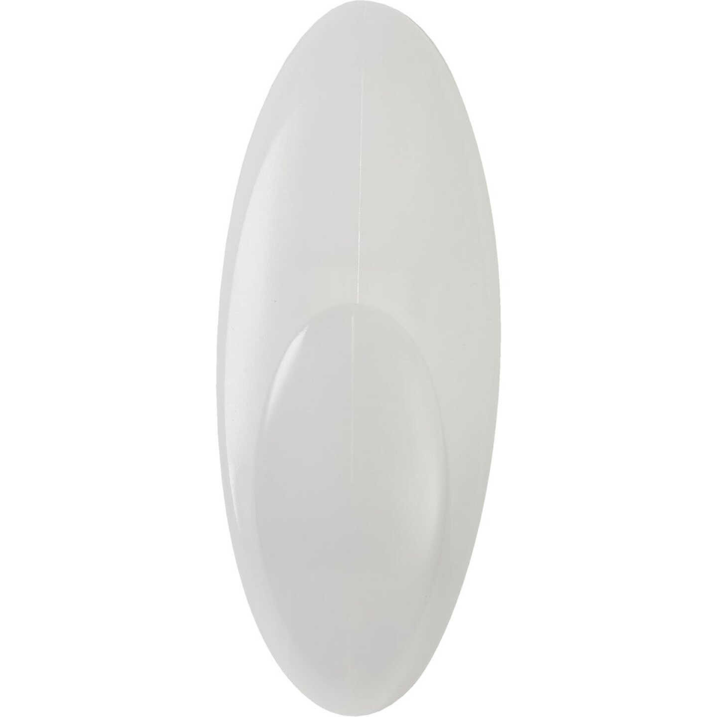 Command Medium Bath Hook, White, 2 Hooks, 2 Strips Image 3