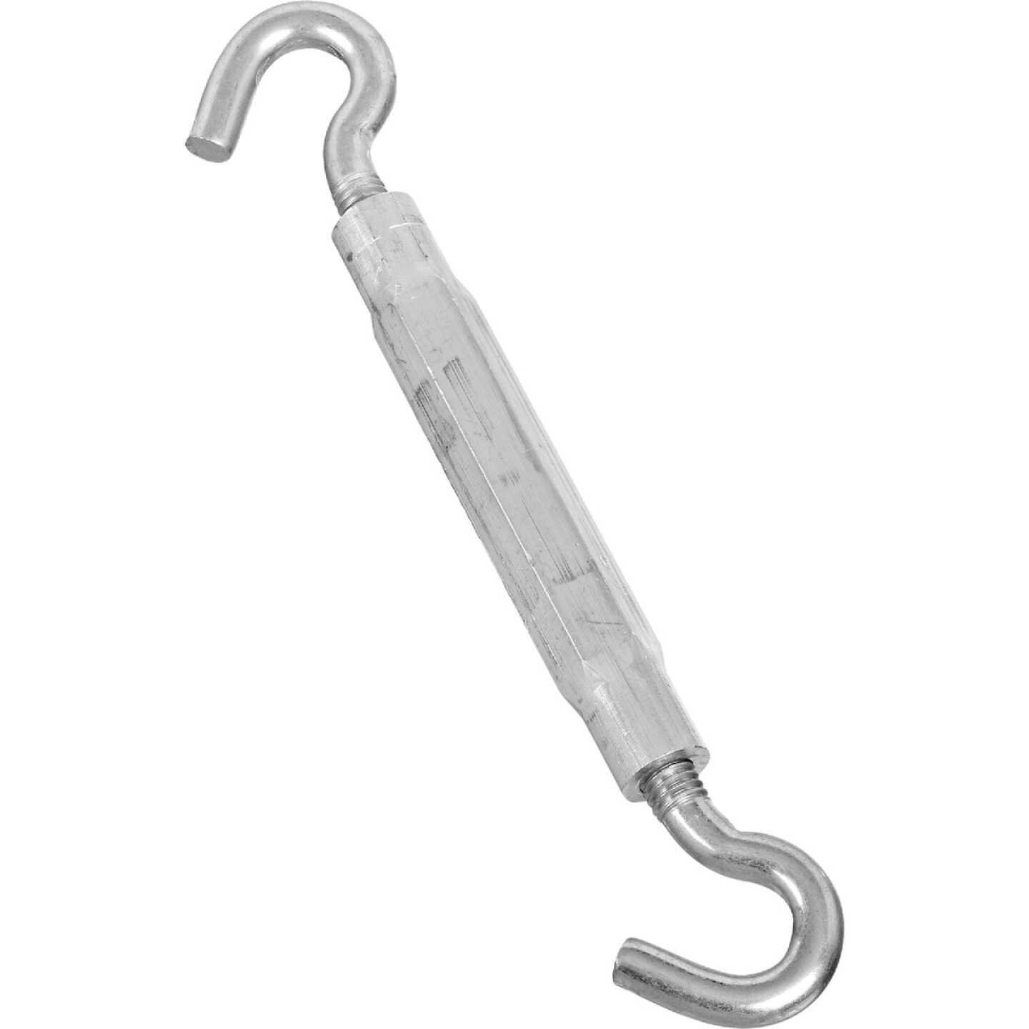 National Hardware 3/8 In. x 10-1/2 In. Zinc Hook Turnbuckle Image 1