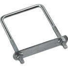 National Hardware 3/8 In. x 3-5/8 In. x 6 In. Zinc Square U Bolt Image 1