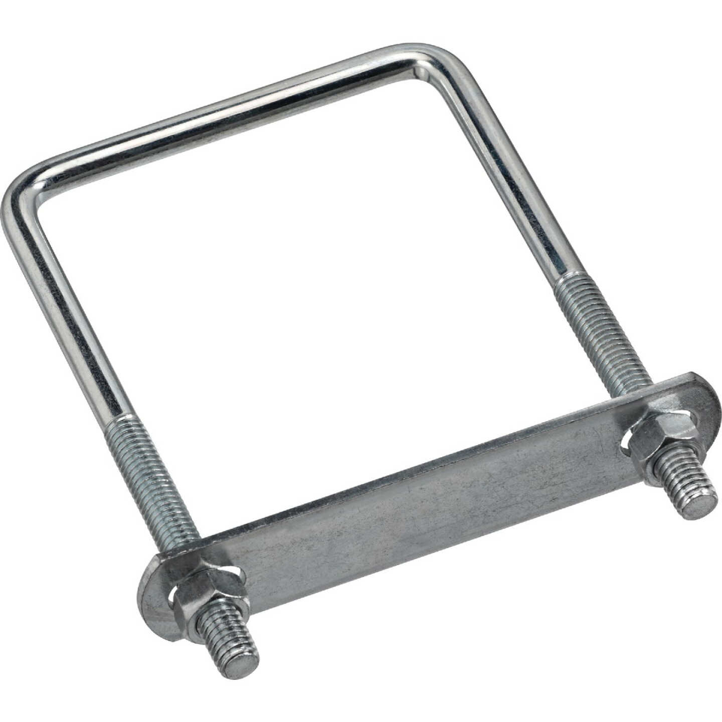 National Hardware 3/8 In. x 3-5/8 In. x 6 In. Zinc Square U Bolt Image 1