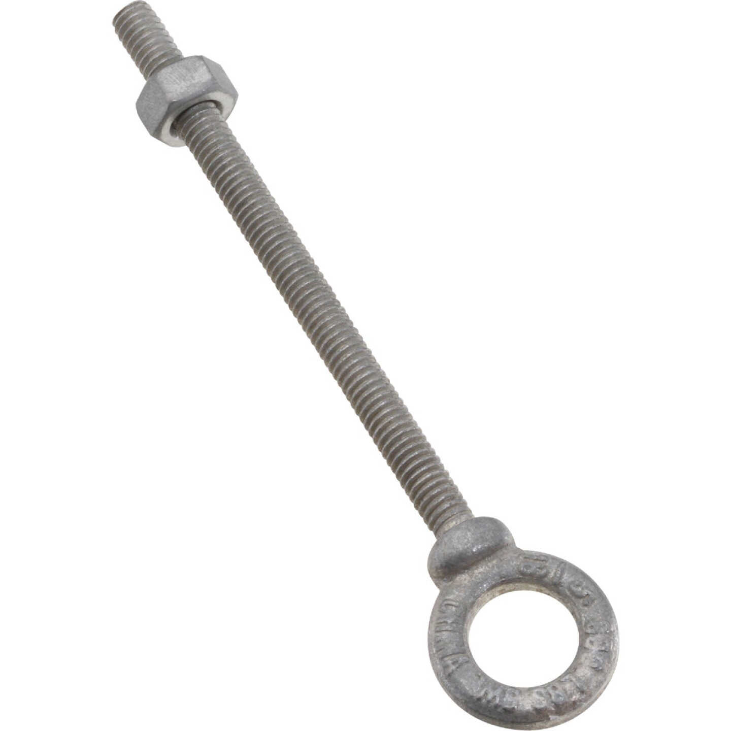 National Hardware 5/16 In. x 4-1/4 In. Galvanized Eye Bolt Image 1