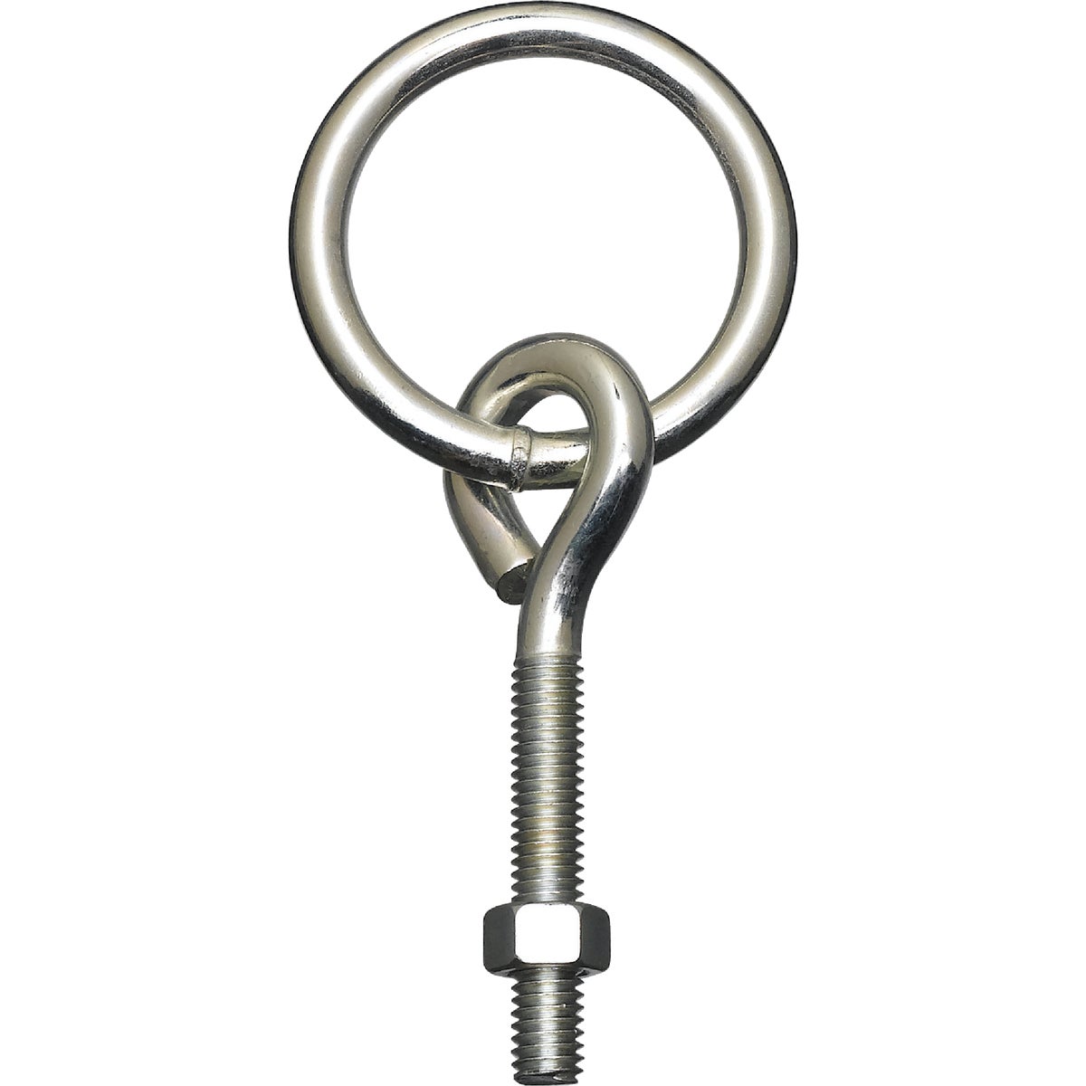 National Hardware 3/8 In. x 3-3/4 In. Zinc Ring Eye Bolt