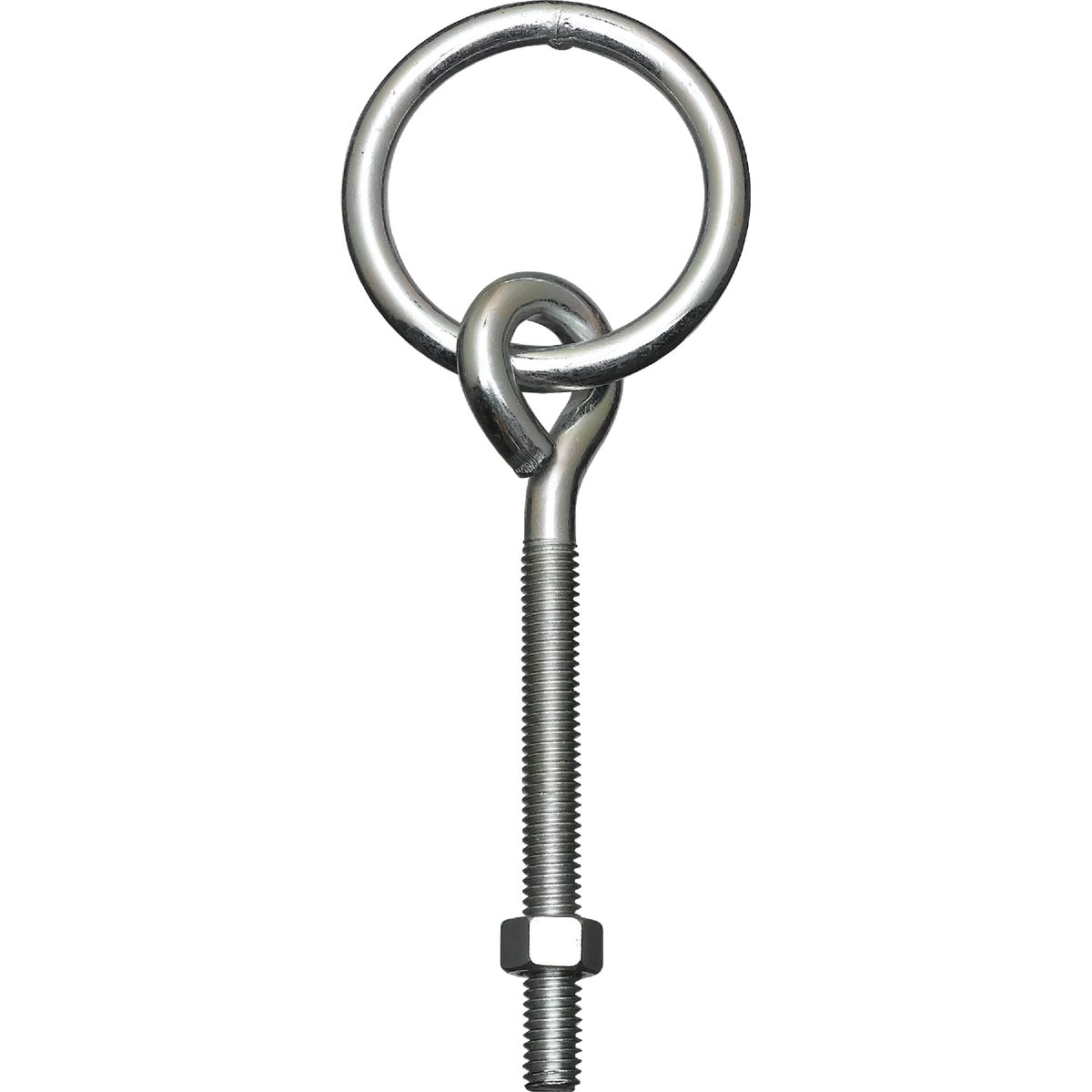 National Hardware 3/8 In. x 5-1/8 In. Zinc Ring Eye Bolt