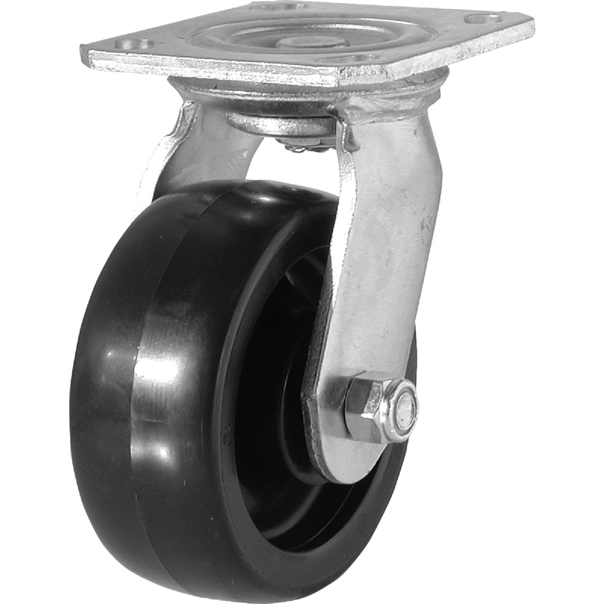 Shepherd Hardware 5 In. Medium-Heavy-Duty Polypropylene Swivel Plate Caster Image 1