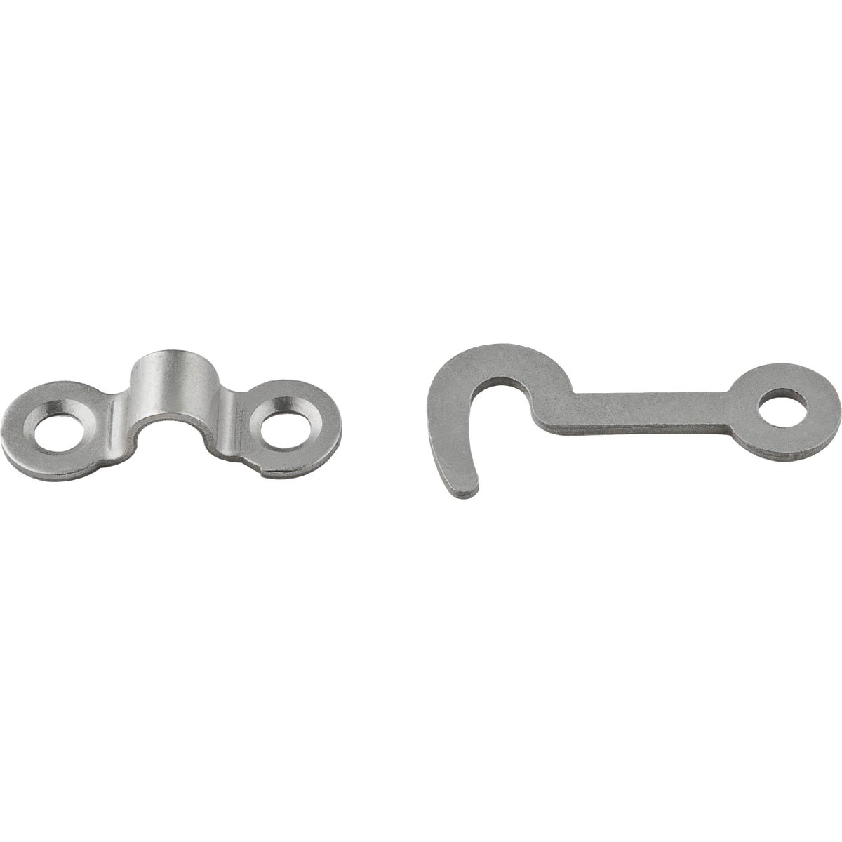 National Hardware Satin Nickel Decorative Hook and Staple (2 Count)