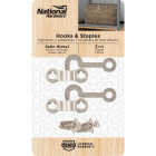 National Hardware Satin Nickel Decorative Hook and Staple (2 Count) Image 2