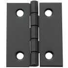 National Hardware 1-1/2 In. X 1-1/4 In. Oil Rubbed Bronze Broad Hinge (2-Pack) Image 1