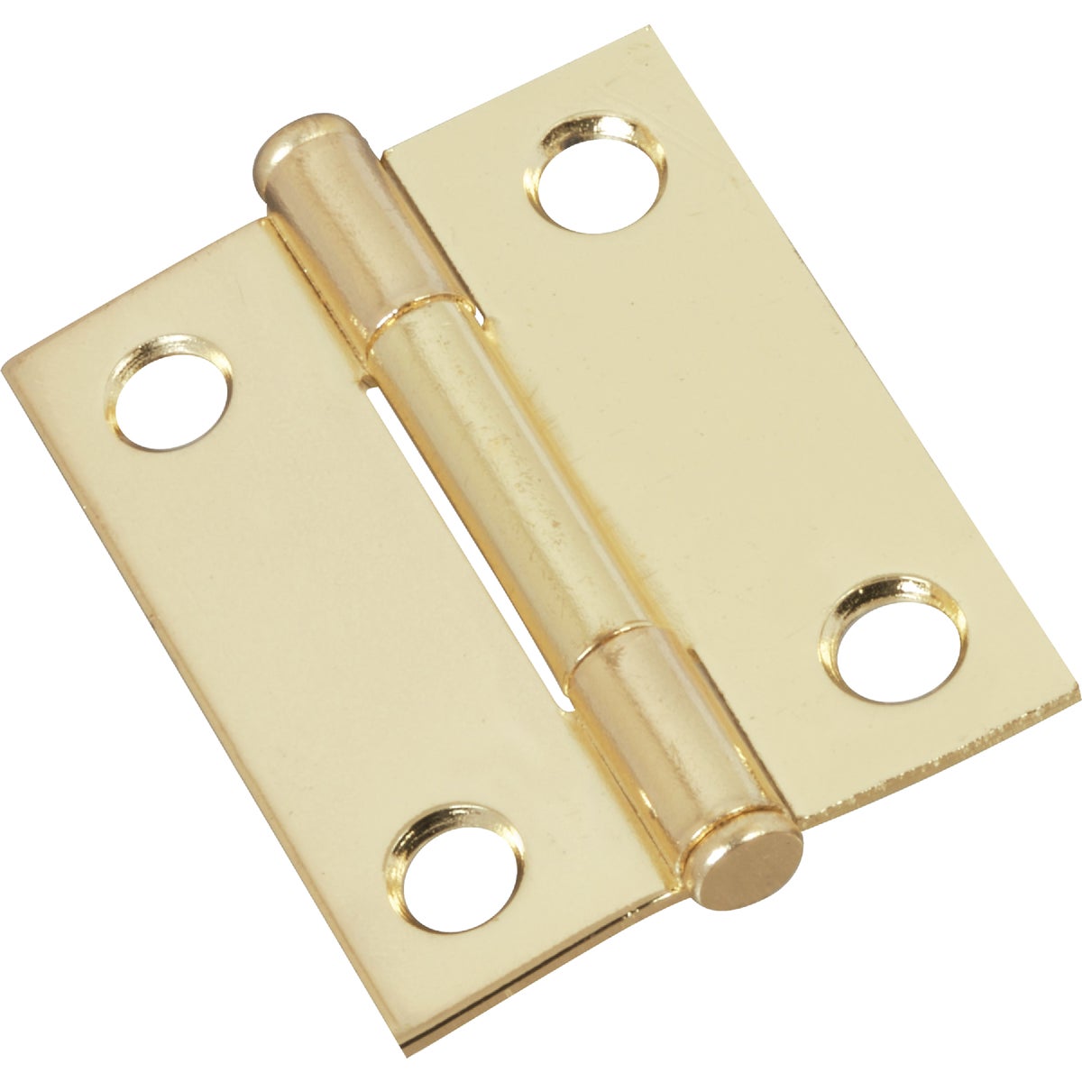 National Hardware 2 In. Brass Full-Inset Pin Hinge (2-Pack)