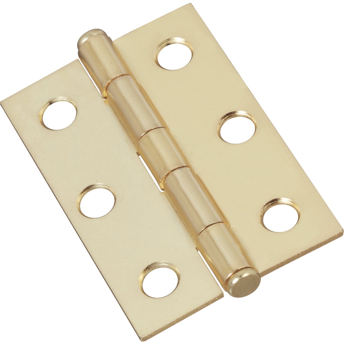 National Hardware 2-1/2 In. Brass Full-Inset Pin Hinge (2-Pack)