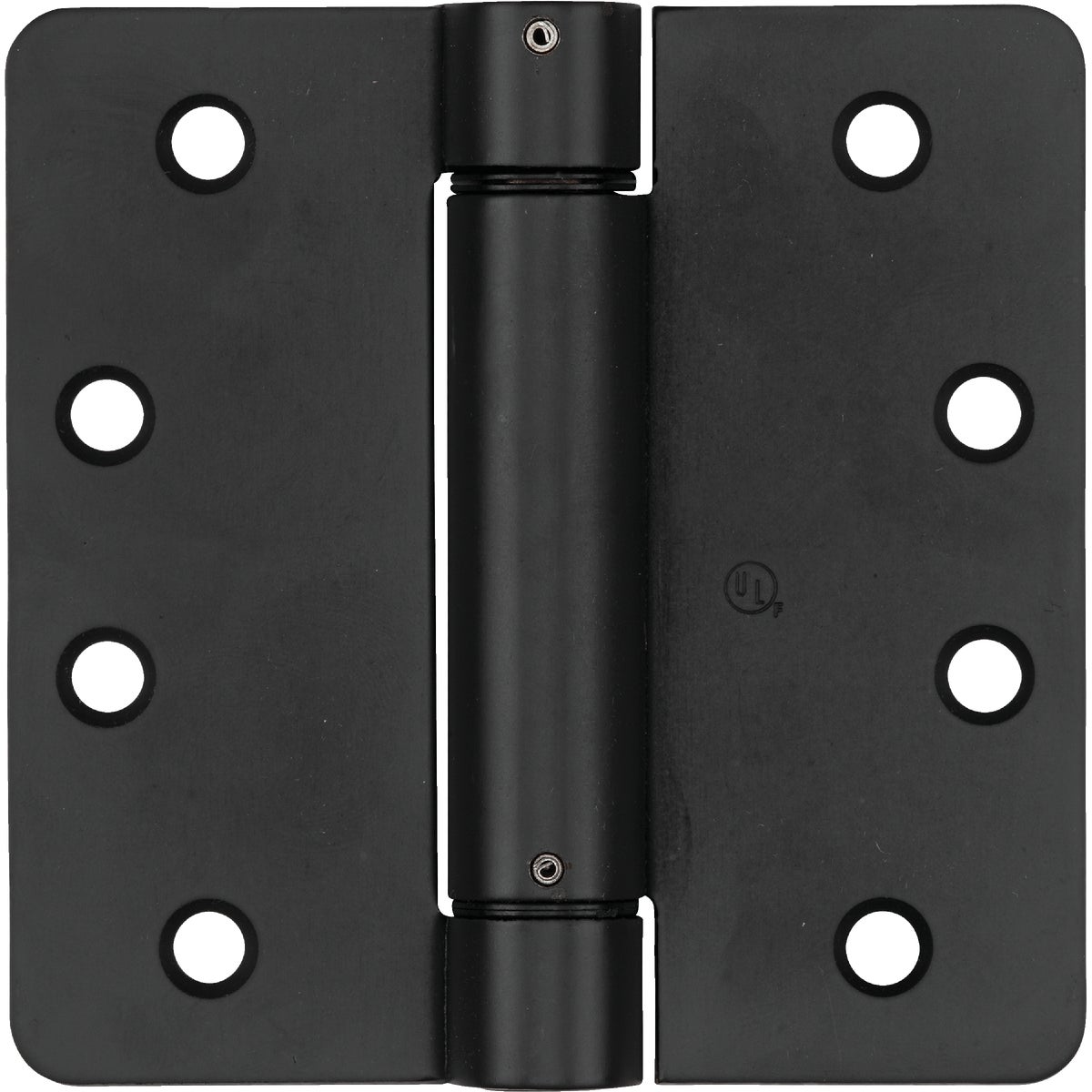 National Hardware 4 In. Oil Rubbed Bronze 1/4 In. Radius Spring Door Hinge Image 1
