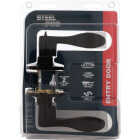 Steel Pro Oil Rubbed Bronze Wave Entry Door Lever Image 2