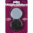 Magic Sliders 2-3/8 In. Concave Round Furniture Glide,(4-Pack) Image 1