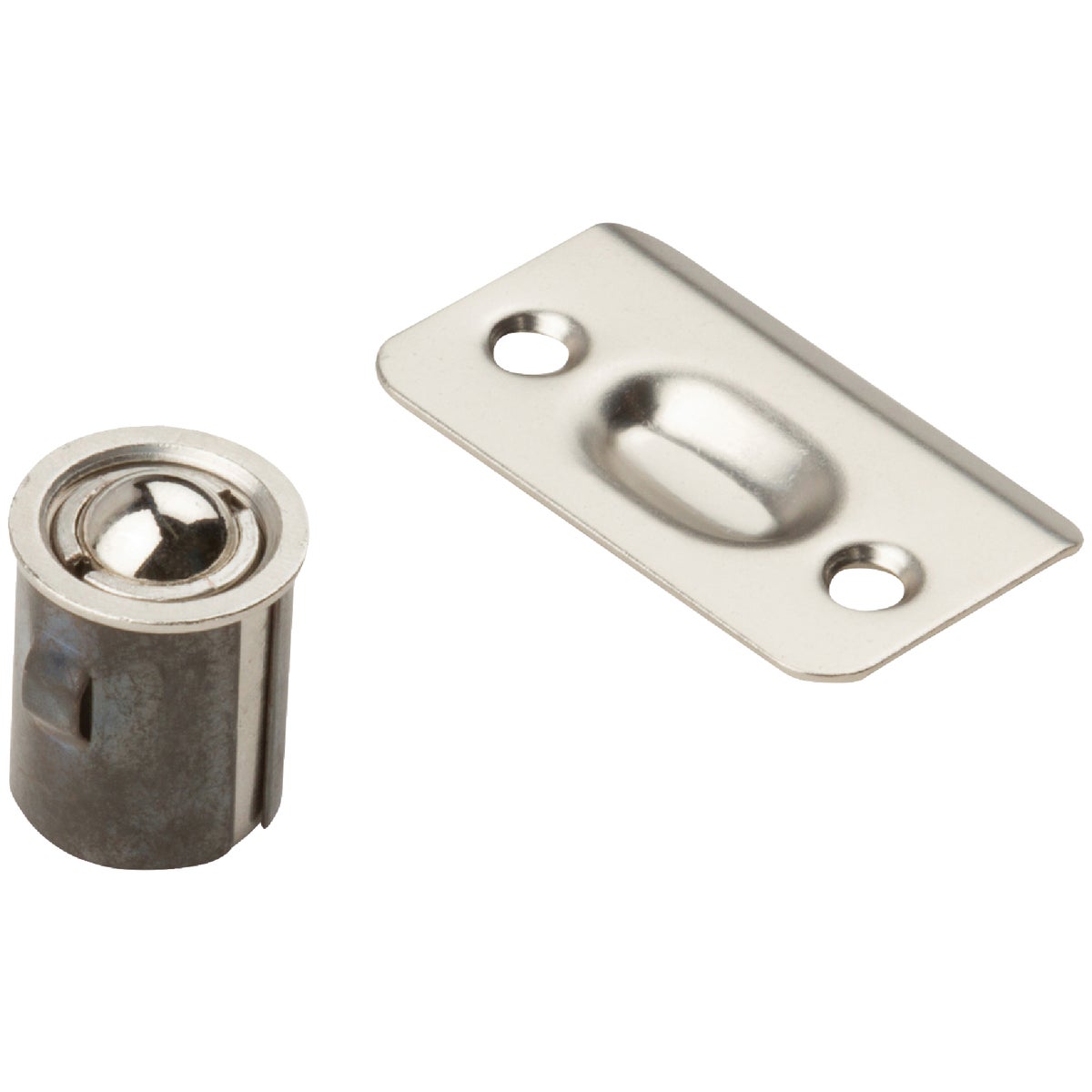 National Hardware Satin Nickel Drive-In Ball Catch