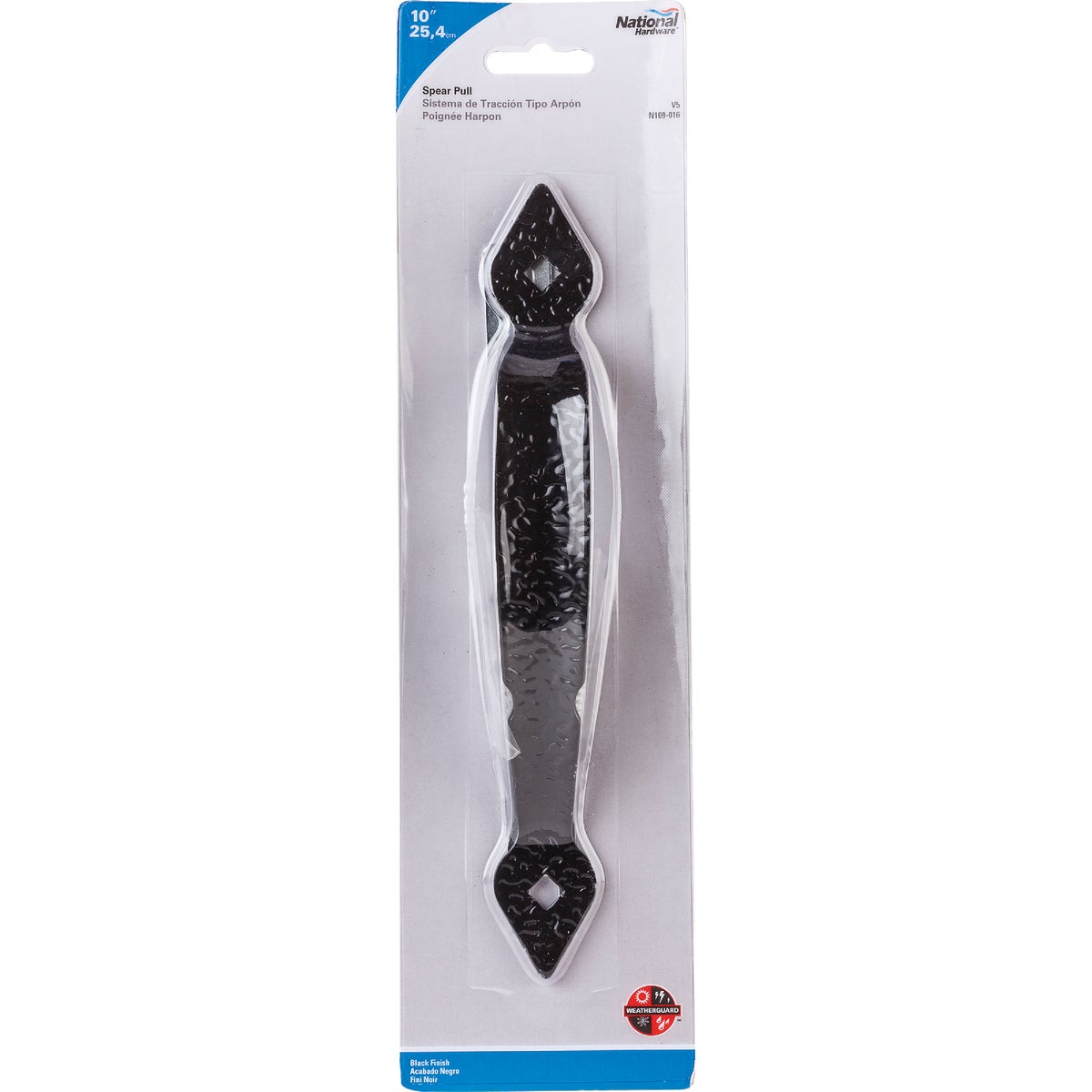 National Hardware 10 In. Black Spear Pull Image 2