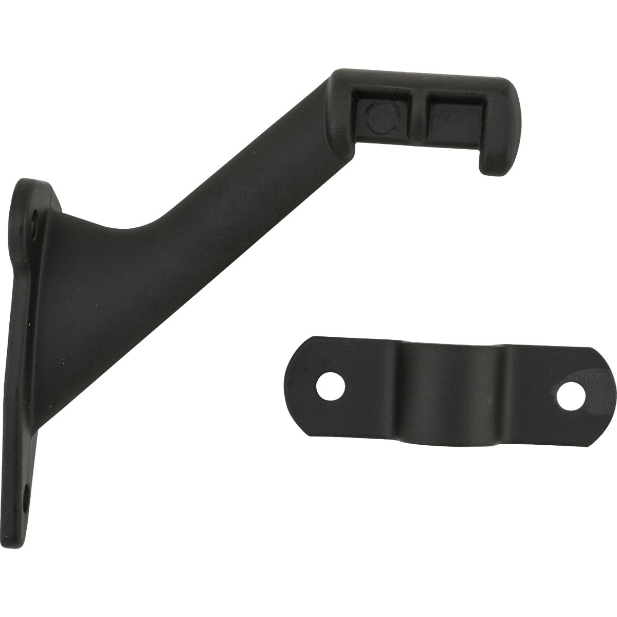 National Hardware Oil Rubbed Bronze Aluminum Handrail Bracket Image 2