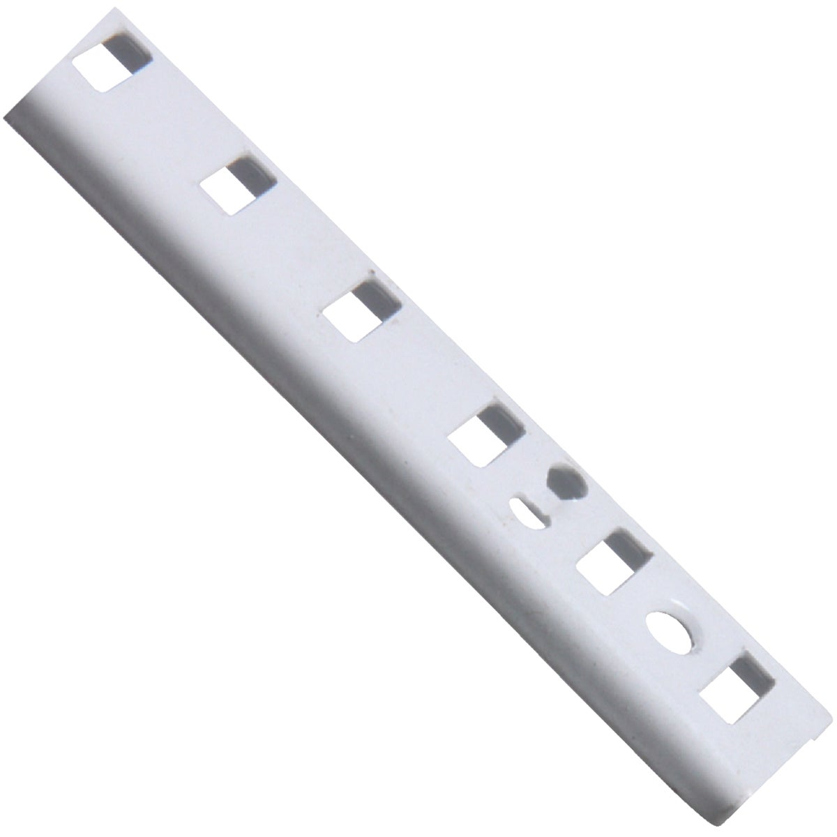 Knape & Vogt 255 Series 48 In. White Steel Mortise-Mount Pilaster Shelf Standard Image 1