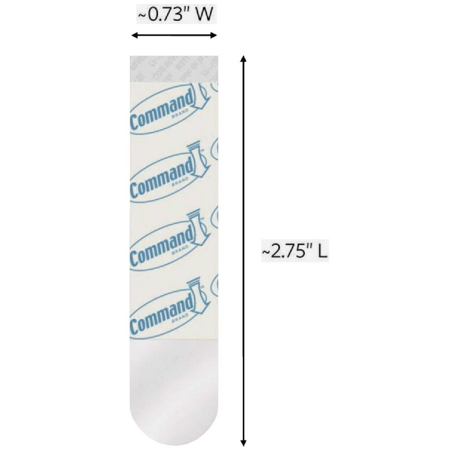 Command Medium Adhesive Strips, Clear, 12 Strips Image 8