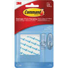 Command Medium Adhesive Strips, Clear, 12 Strips Image 1