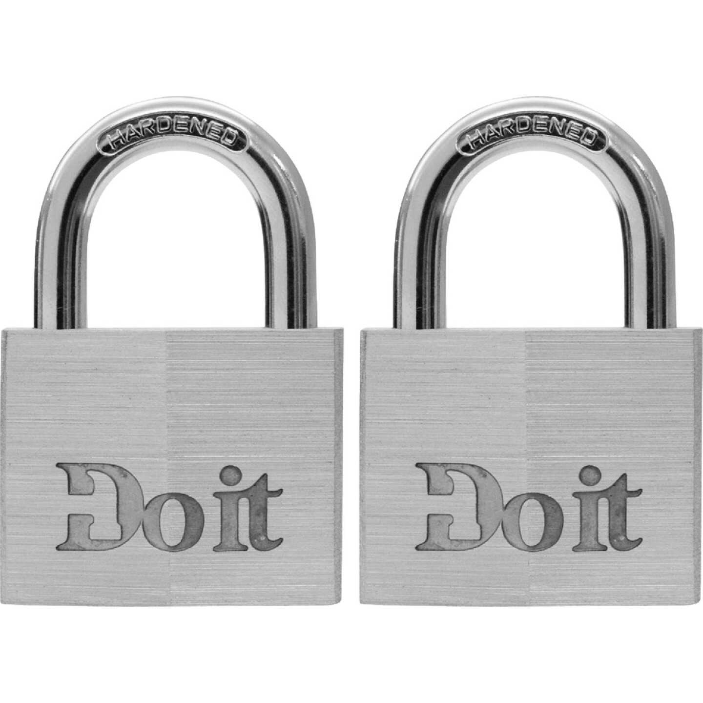 Do it 1-1/2 In. Aluminum Keyed Padlock (2-Pack) Image 1