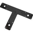 National Hardware 12 In. x 8 In. Black T-Plate Image 1