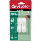 Velcro Brand Hangables 1/2 Lb. Capacity White Removable Micro Hook (4 Count) Image 1