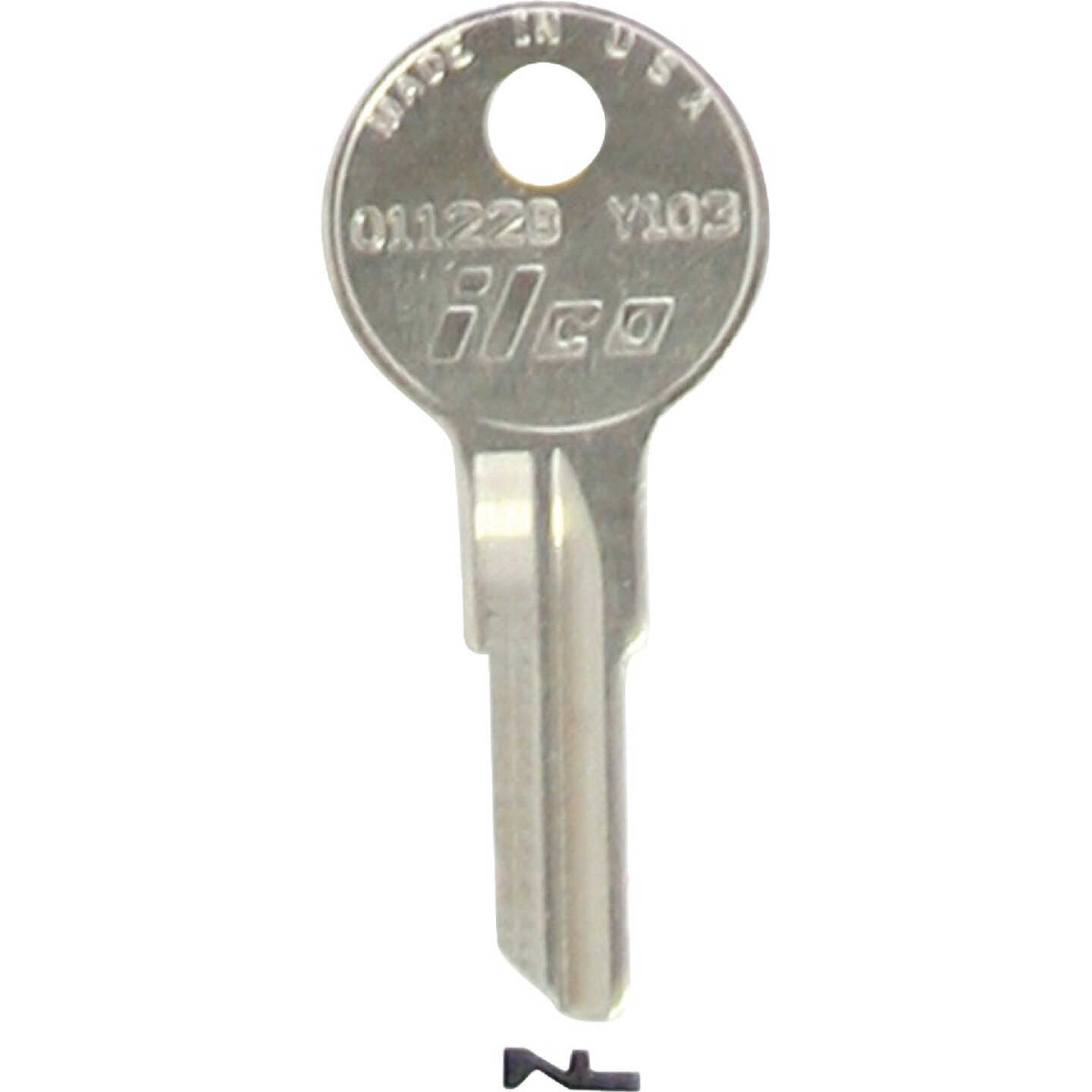 ILCO Yale Nickel Plated House Key, Y103 / O1122B (10-Pack) Image 1