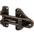 Defender Security Bronze Swing Bar Door Guard with Lock Image 1
