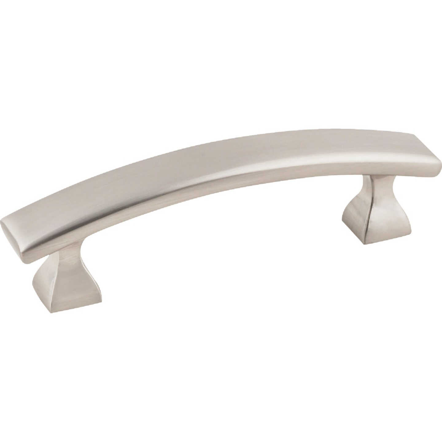 KasaWare 4 In. Overall Length Satin Nickel Flared Foot Square Pull (2-Pack) Image 1