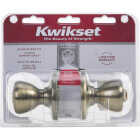Kwikset Tylo Antique Brass Entry Door Knob Image 2