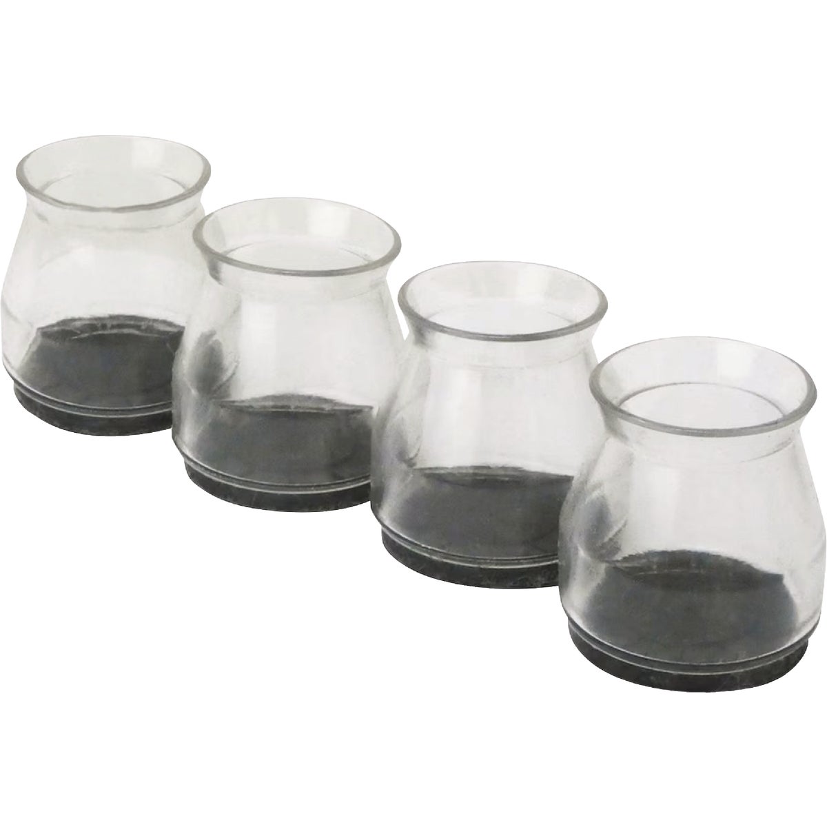 Super Sliders 1 In. Round Felt Silicone Furniture Leg Tips (8-Pack) Image 1