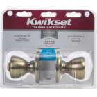 Kwikset Tylo Antique Brass Bed & Bath Door Knob Image 2