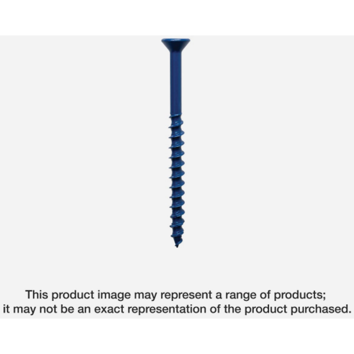 Simpson Strong-Tie Titen Turbo 3/16 In. x 1-1/4 In. T25 Flat-Head Concrete and Masonry Screw, Blue (25-Count) Image 2