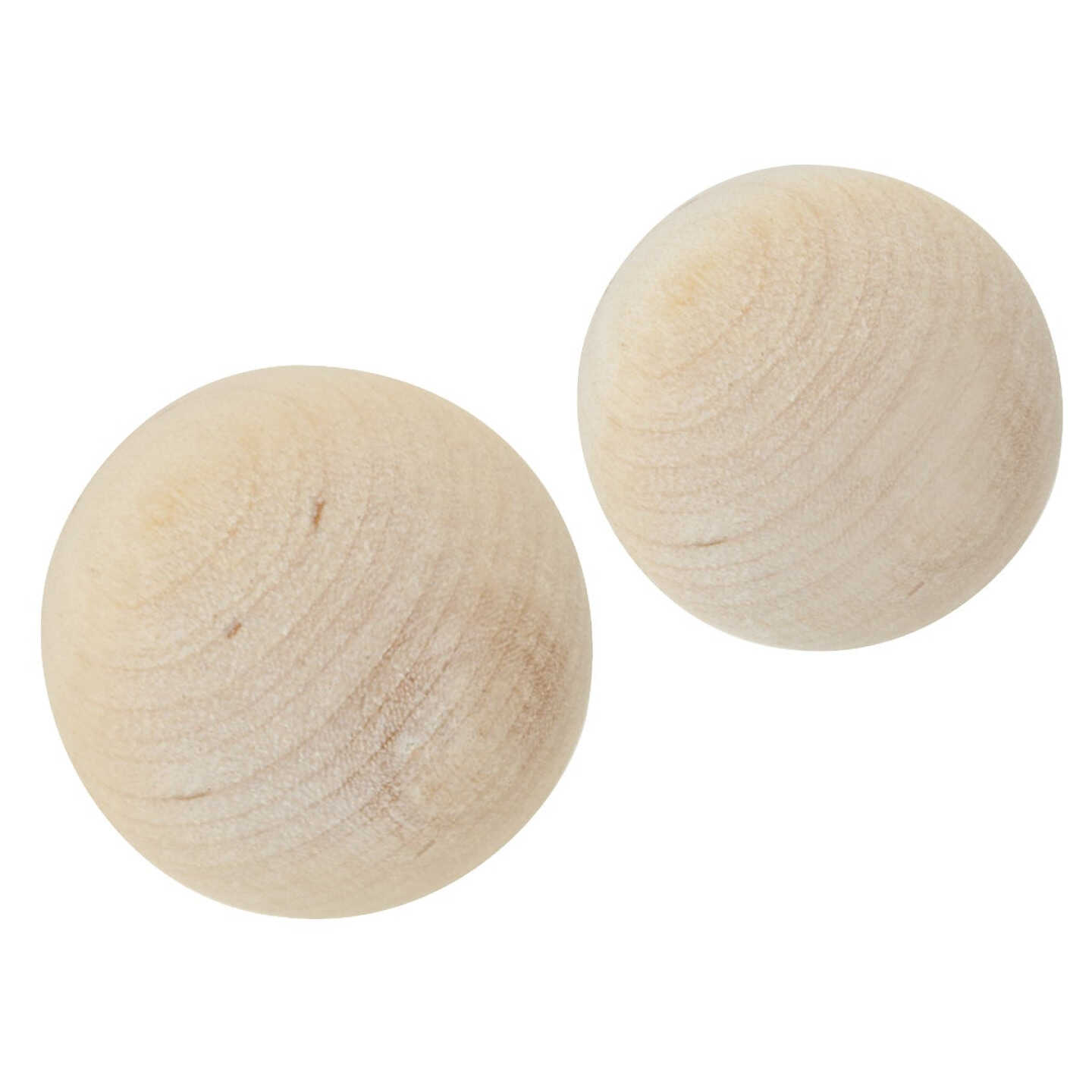 Do it Wood Hardwood Round 1 In. Cabinet Knob, (2-Pack) Image 1