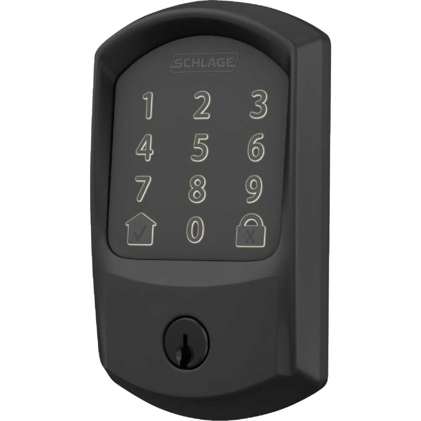 Schlage Encode Greenwich Matte Black Smart WiFi Deadbolt Image 4