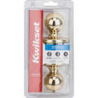 Kwikset Polo Polished Brass Bed & Bath Door Knob Image 1