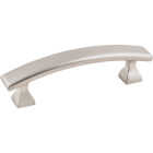 KasaWare 4 In. Overall Length Satin Nickel Flared Foot Square Pull (8-Pack) Image 1