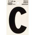 Hy-Ko Vinyl 3 In. Reflective Adhesive Letter, C Image 1