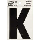 Hy-Ko Vinyl 3 In. Reflective Adhesive Letter, K Image 1